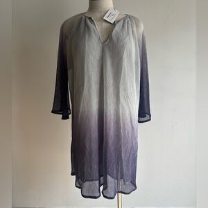 Traffic people chemise moments metallic mini dress